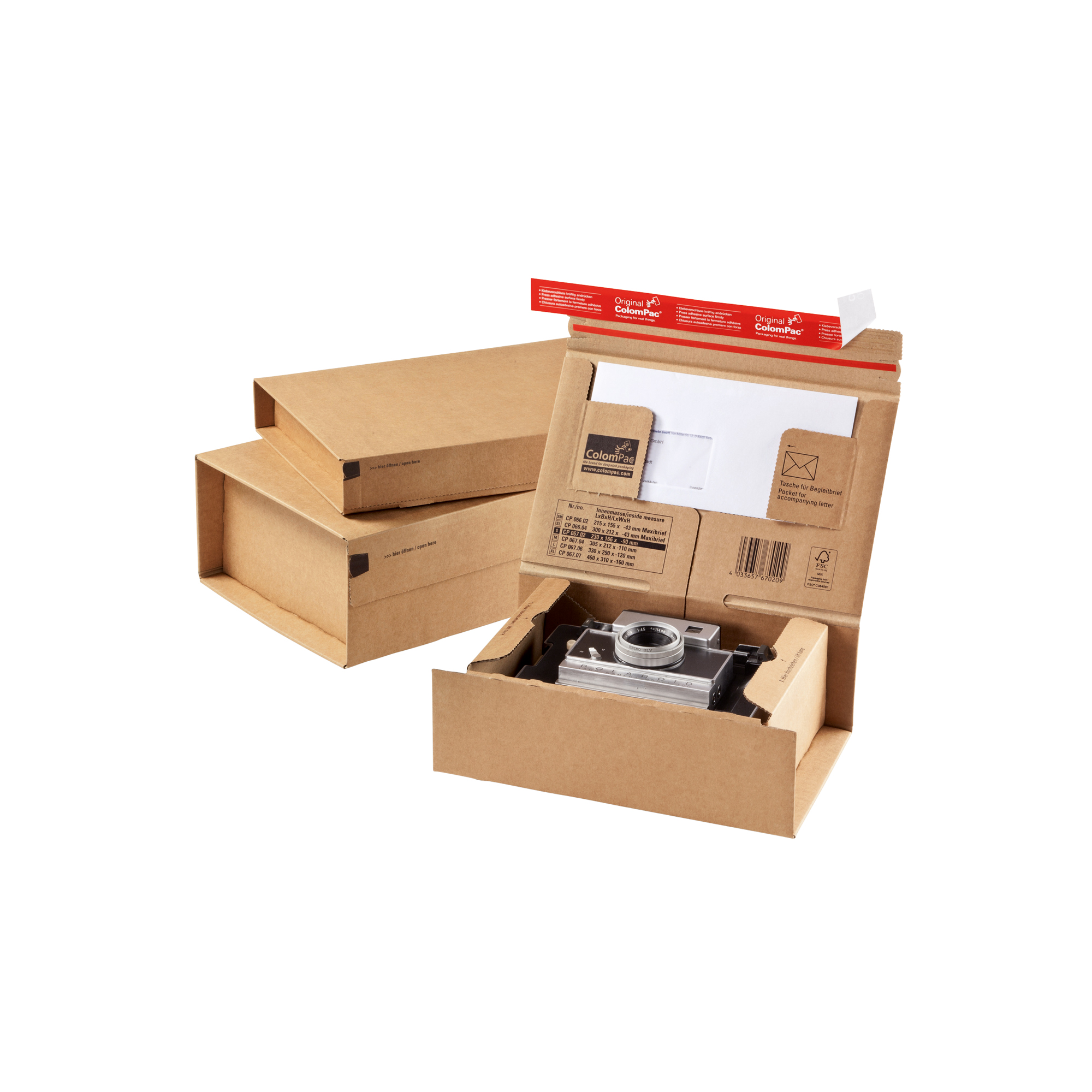 ColomPac® Versandkarton POST-BOX 33 x 12 x 29 cm
