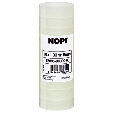 NOPI® Klebefilm 15 mm x 30 m