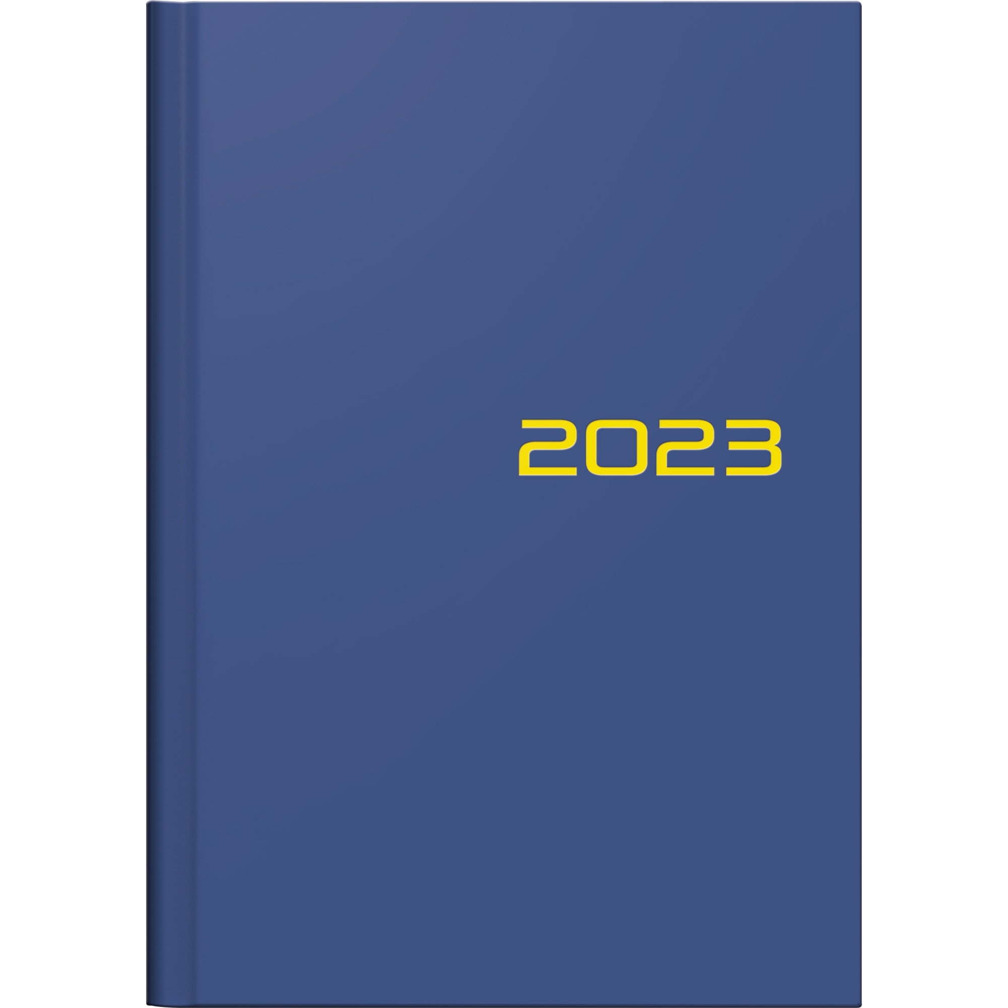 BRUNNEN Buchkalender 2023 A5 1 Woche/1 Seite Balacron blau
