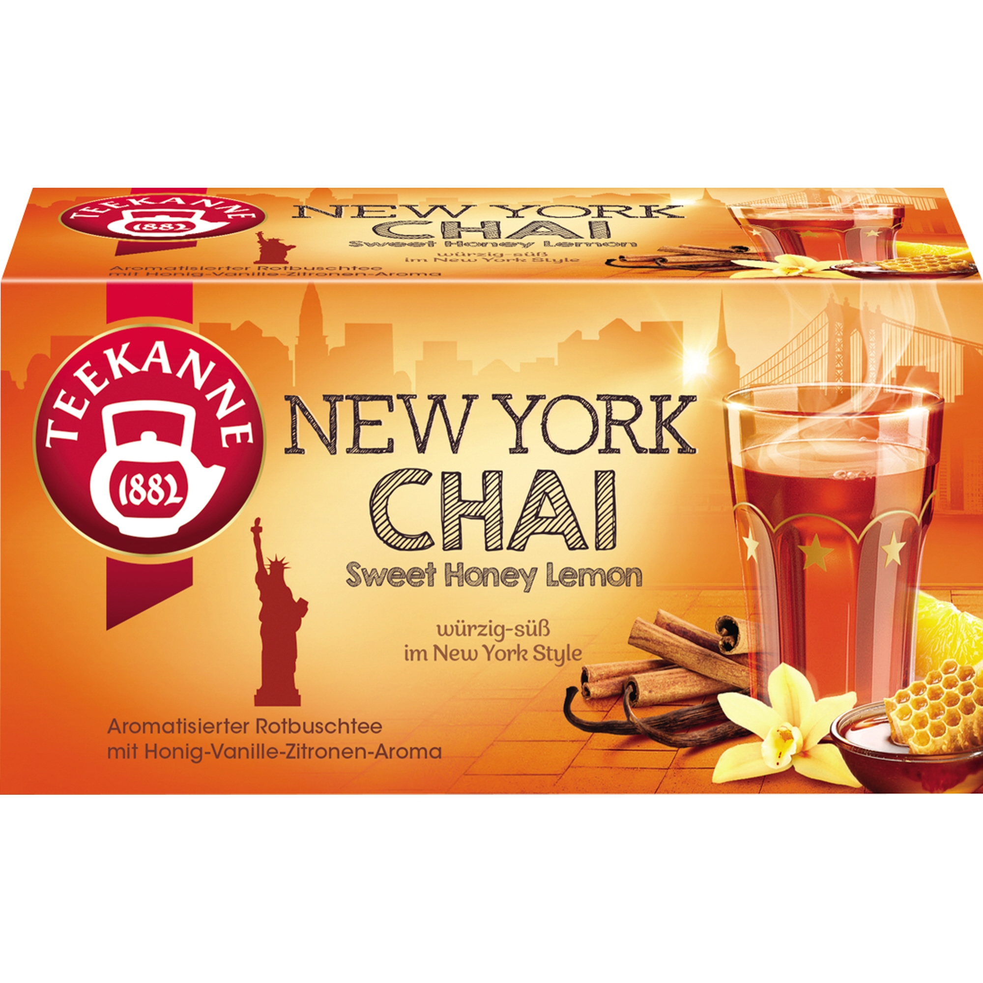 Teekanne Tee Länder New York Chai
