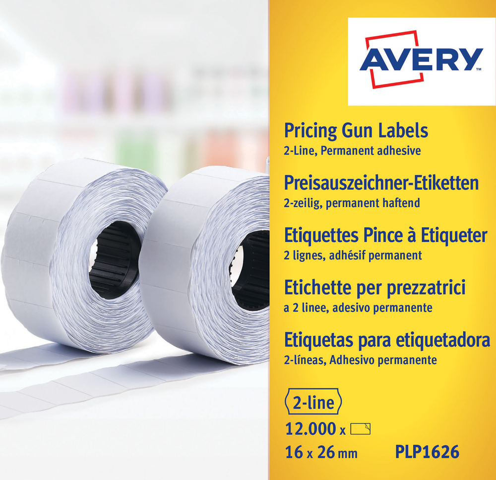 Avery Zweckform Endlosetikett PLP1626 16x26mm 12.000 St.Pack.