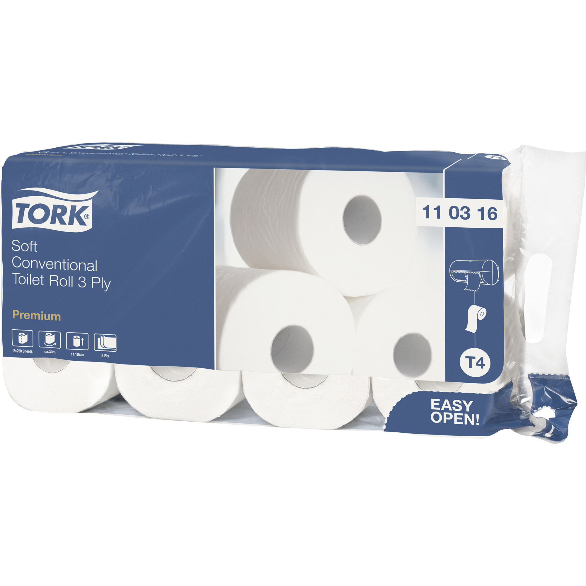 Tork Toilettenpapier Premium 3-lagig 8er Pack