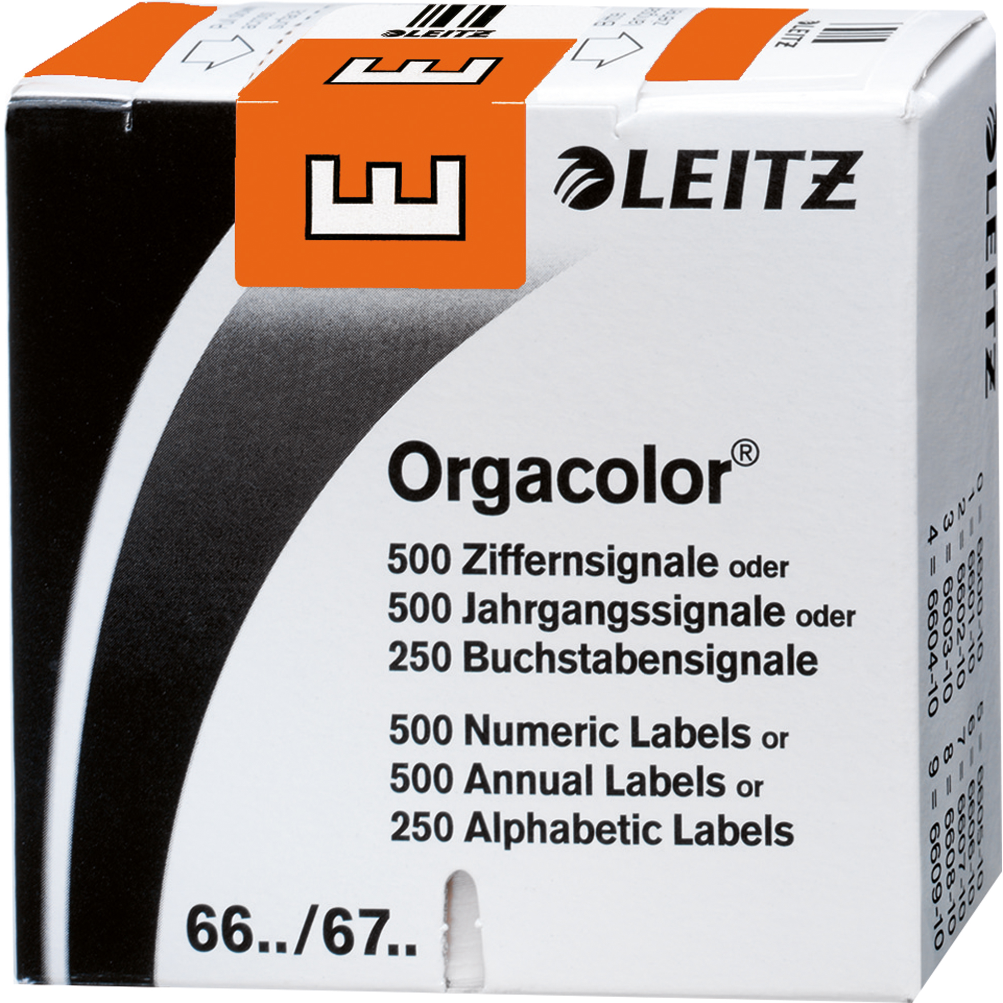 Leitz Buchstabensignal Orgacolor® orange E