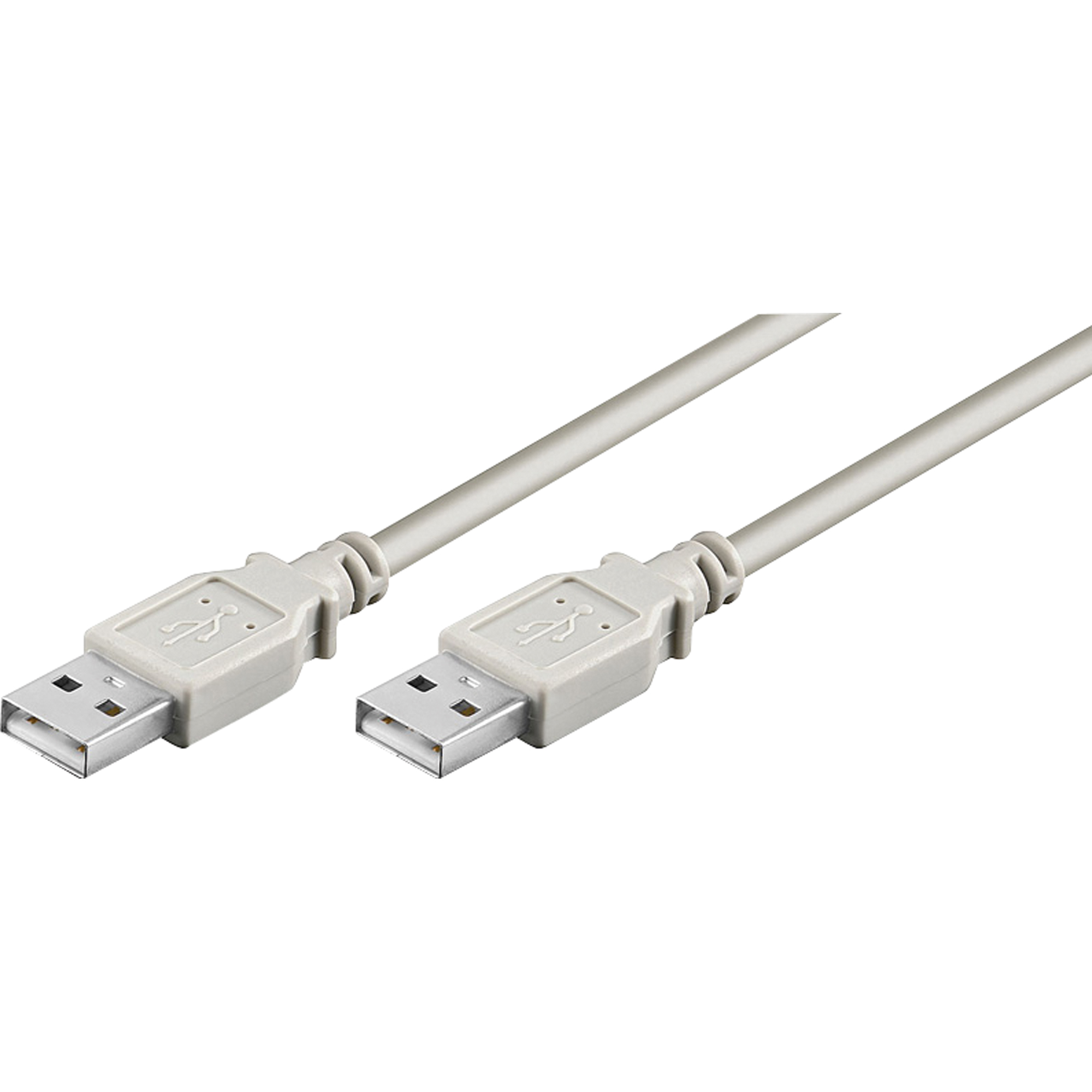 Goobay® USB Kabel Hi-Speed USB 2.0 grau 1,8 m