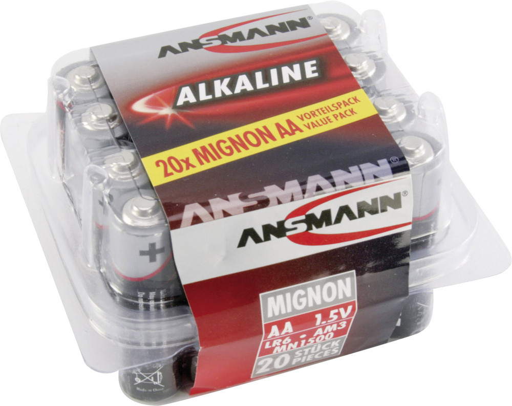 ANSMANN Batterie RED Mignon AA / LR06 -20er Box