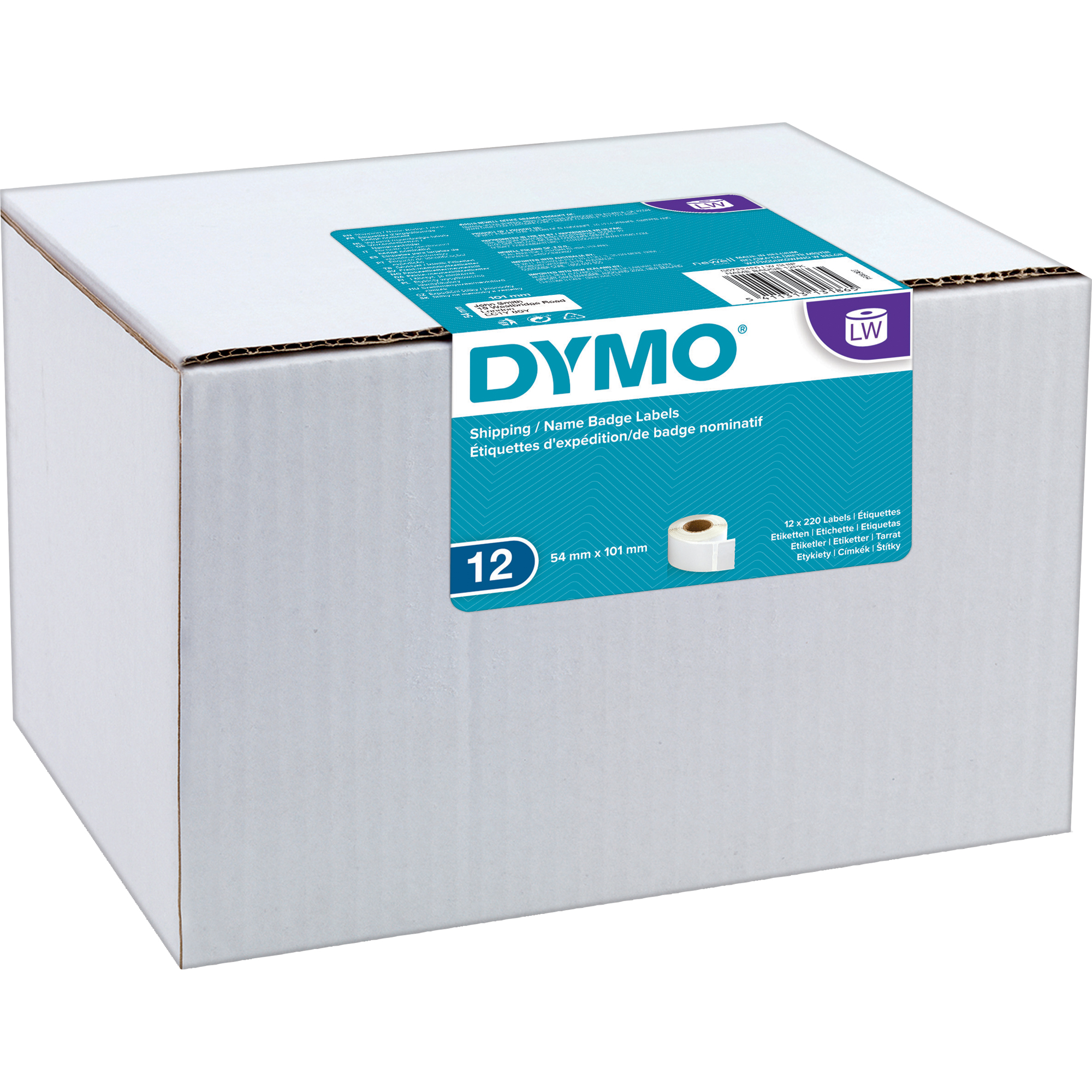 DYMO® Versandetikett 13186 S0722420 54x101mm ws 2.640 Etik.Pack.