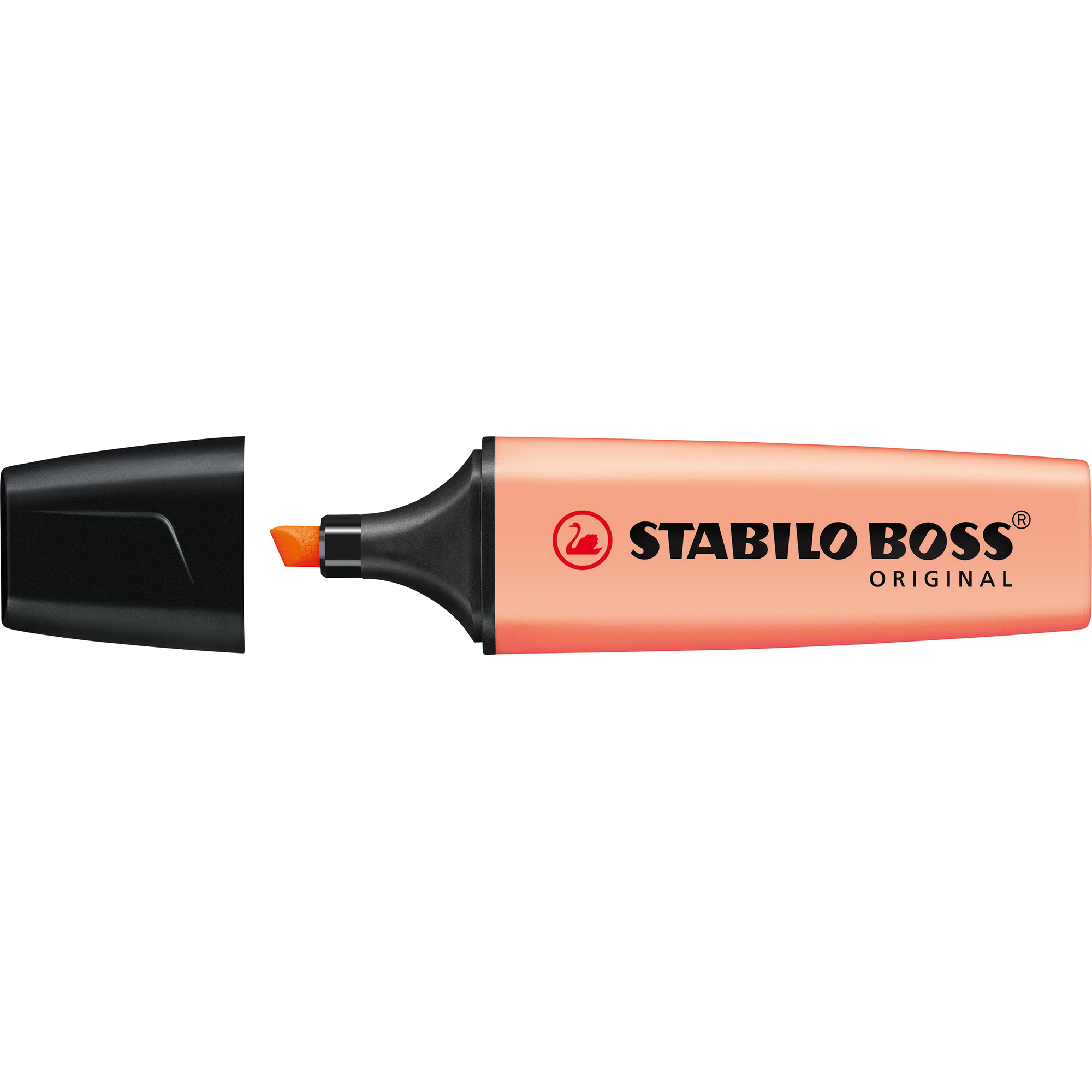 STABILO® Textmarker BOSS® ORIGINAL Pastellfarben pfirsich, pastell pfirsich