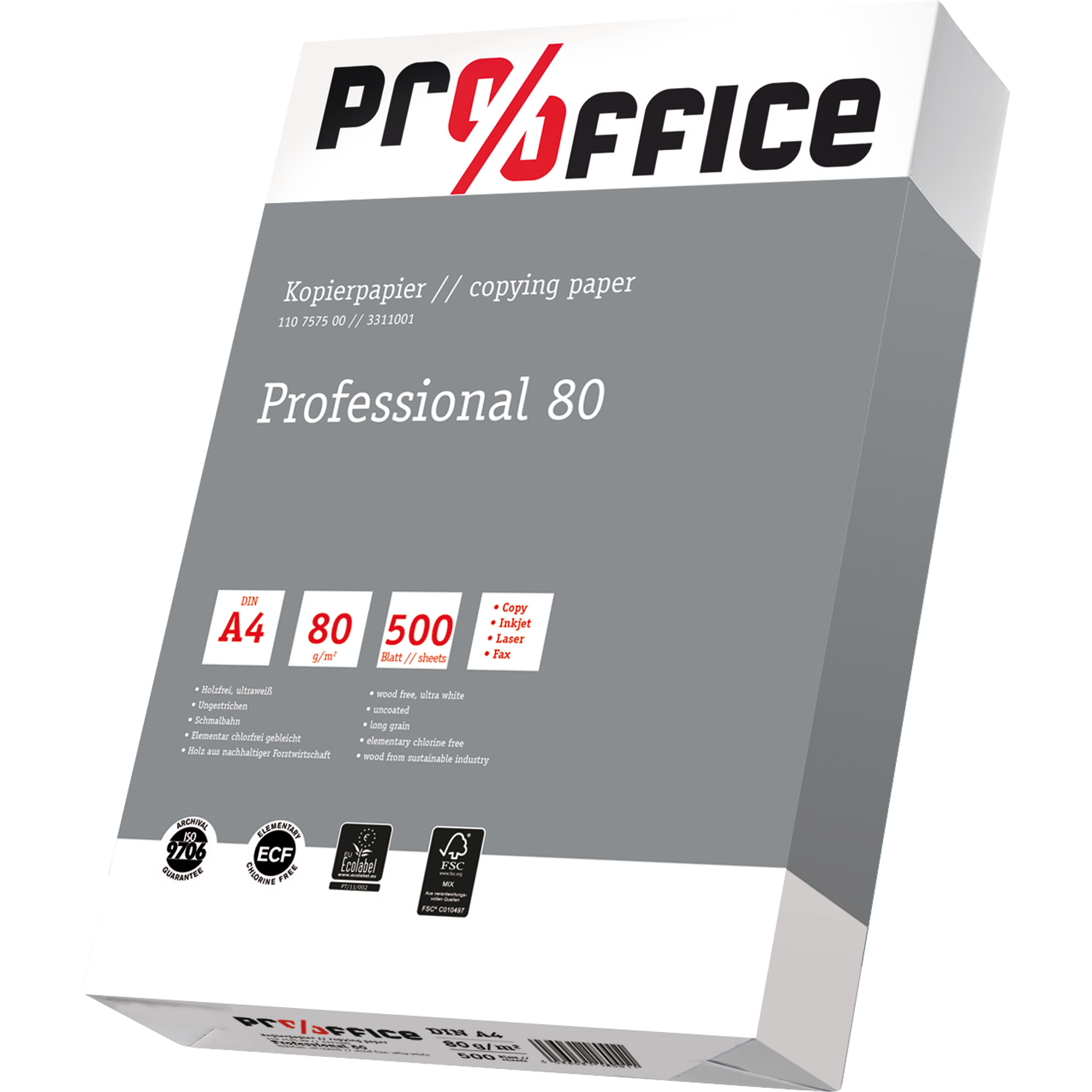 Pro/Office Kopierpapier Professional DIN A4 80 g/m²