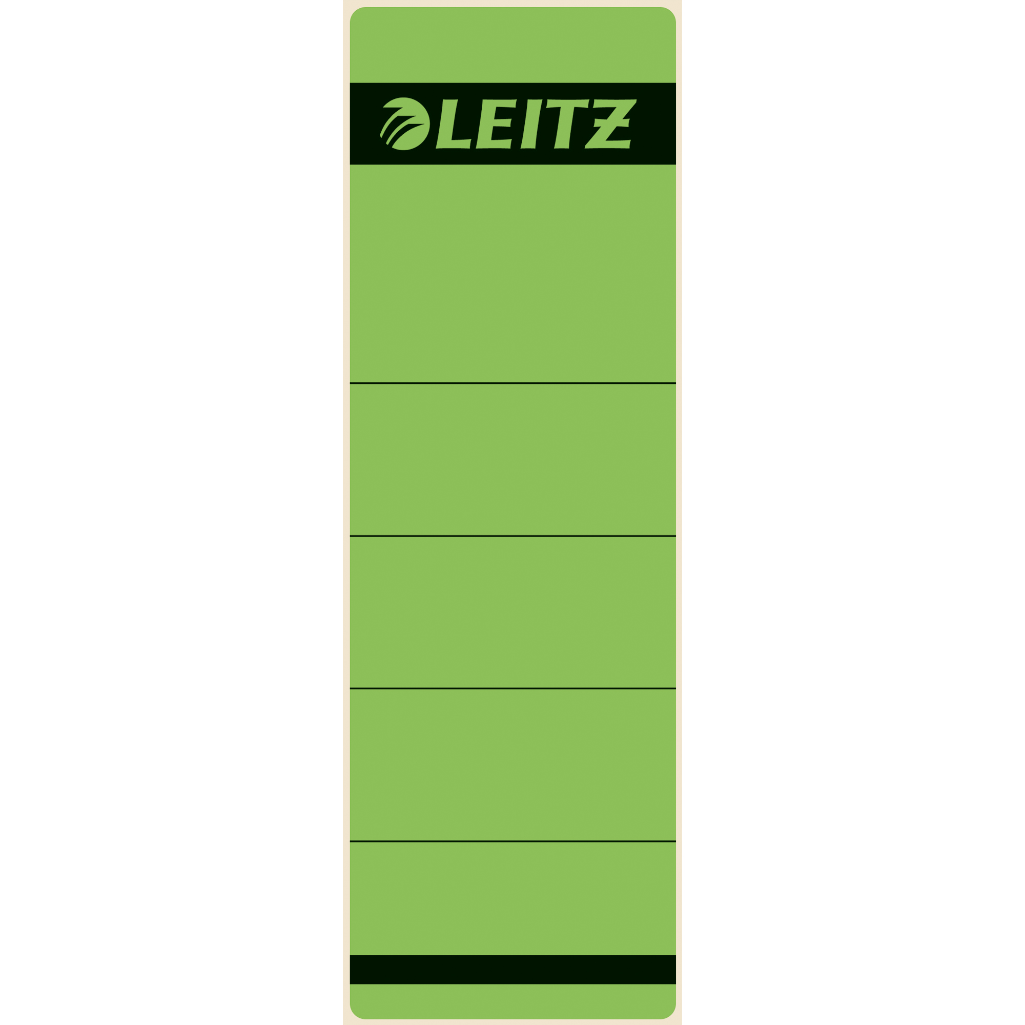 Leitz Ordnerrückenetikett SK breit/kurz 10 Etik./Pack. Hand grün