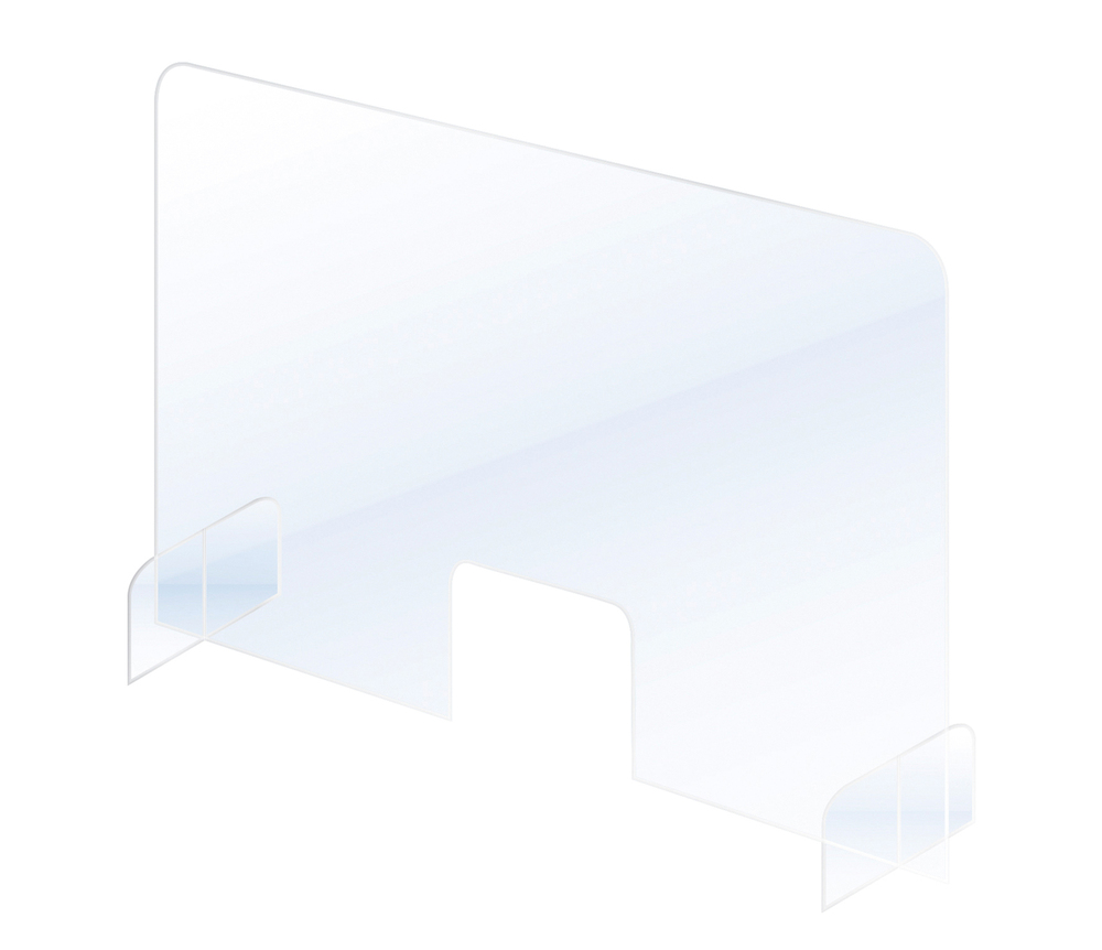 Schutzscheibe / Spuck- und Niesschutz, Acrylglas 700 x 850 mm (B x H)