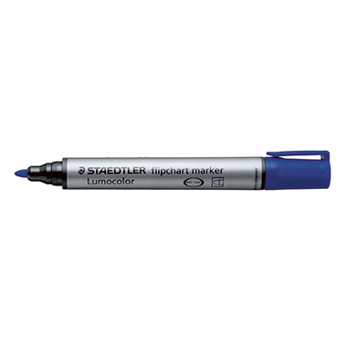 STAEDTLER® Flipchartmarker Lumocolor® 356 2 mm Rundspitze blau