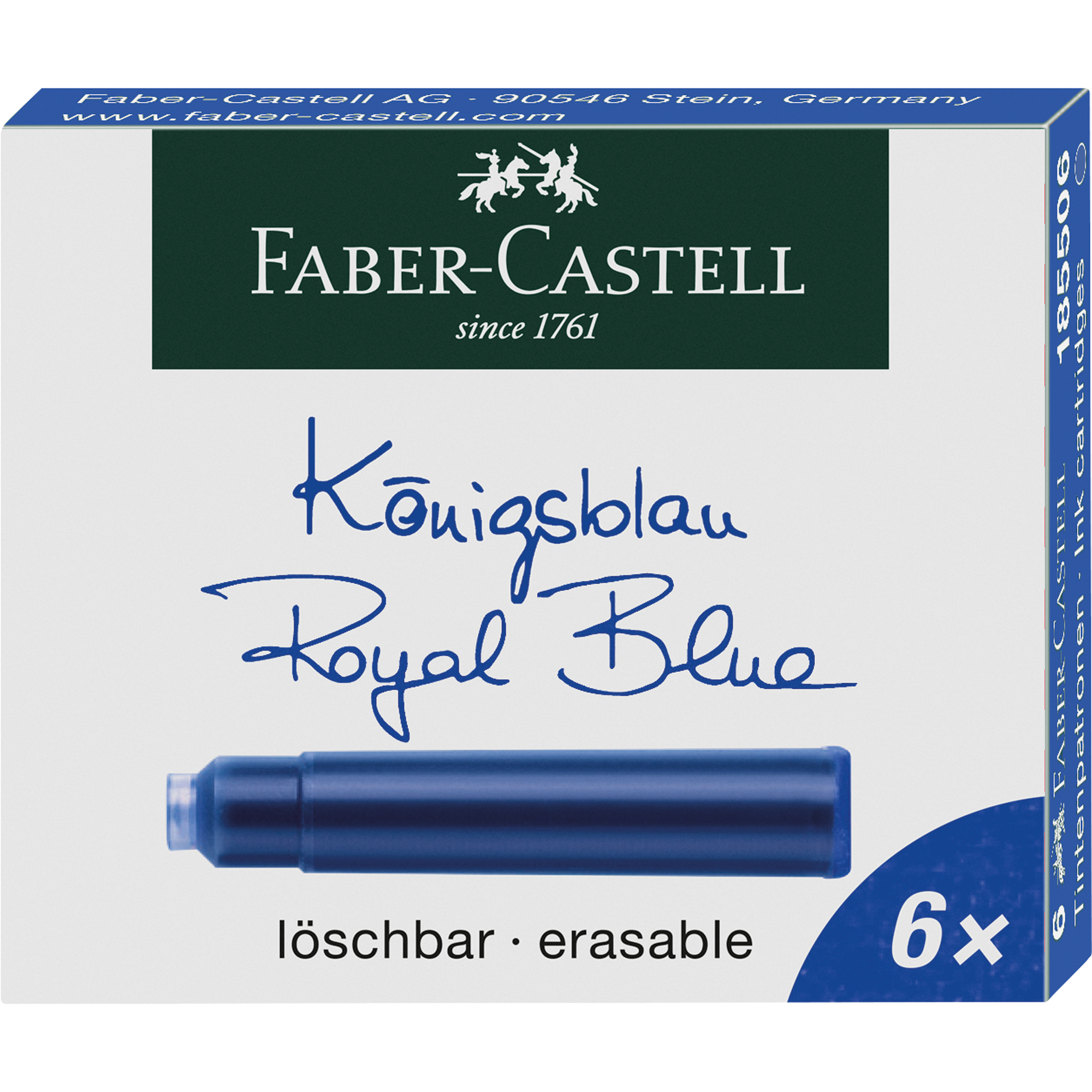 Faber-Castell Tintenpatrone Standard löschbar