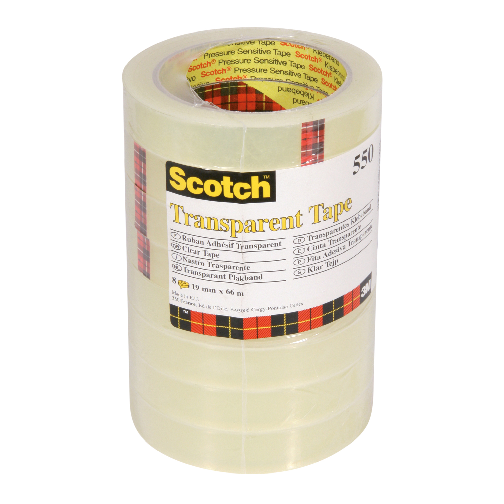 Scotch® Klebefilm 550 19 mm x 66 m 8 St./Pck.