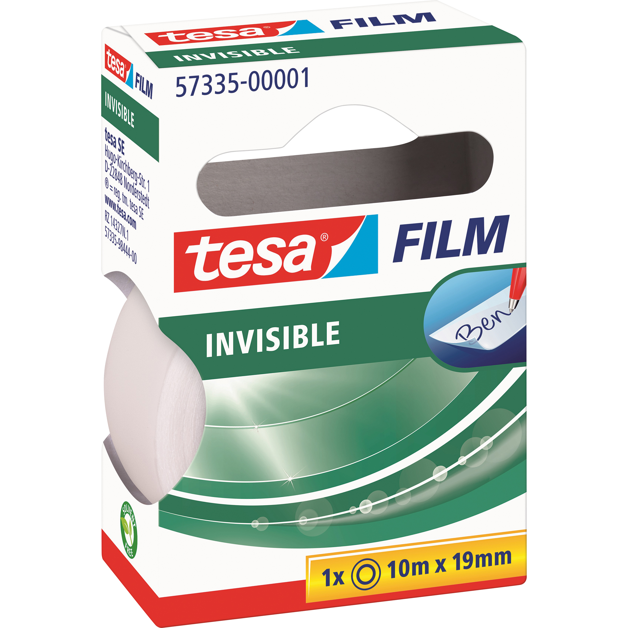 tesa® Klebefilm tesafilm® matt-unsichtbar 19 mm x 10 m (B x L)