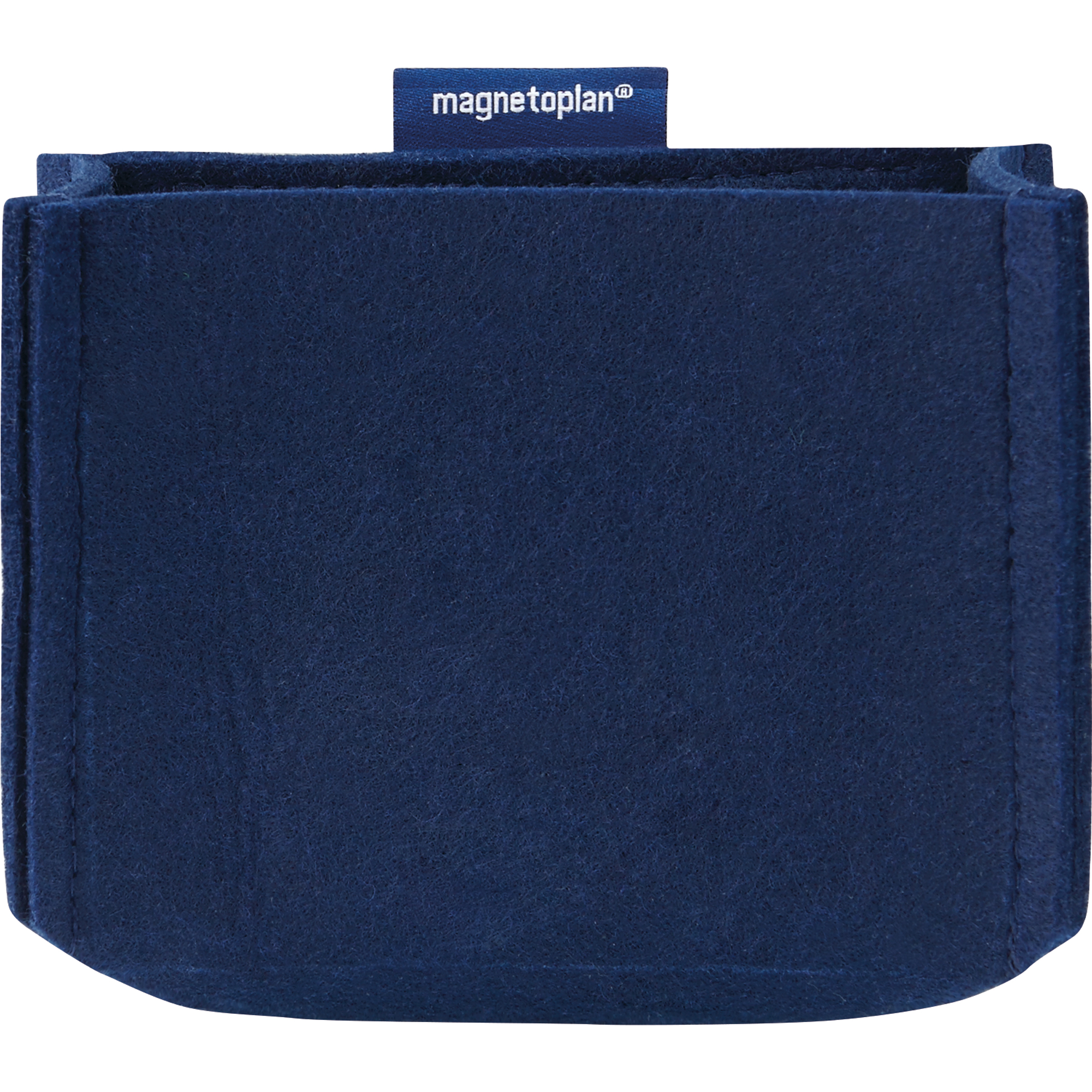 magnetoplan® Stiftehalter magnetoTray MEDIUM 130x100x60mm Filz blau
