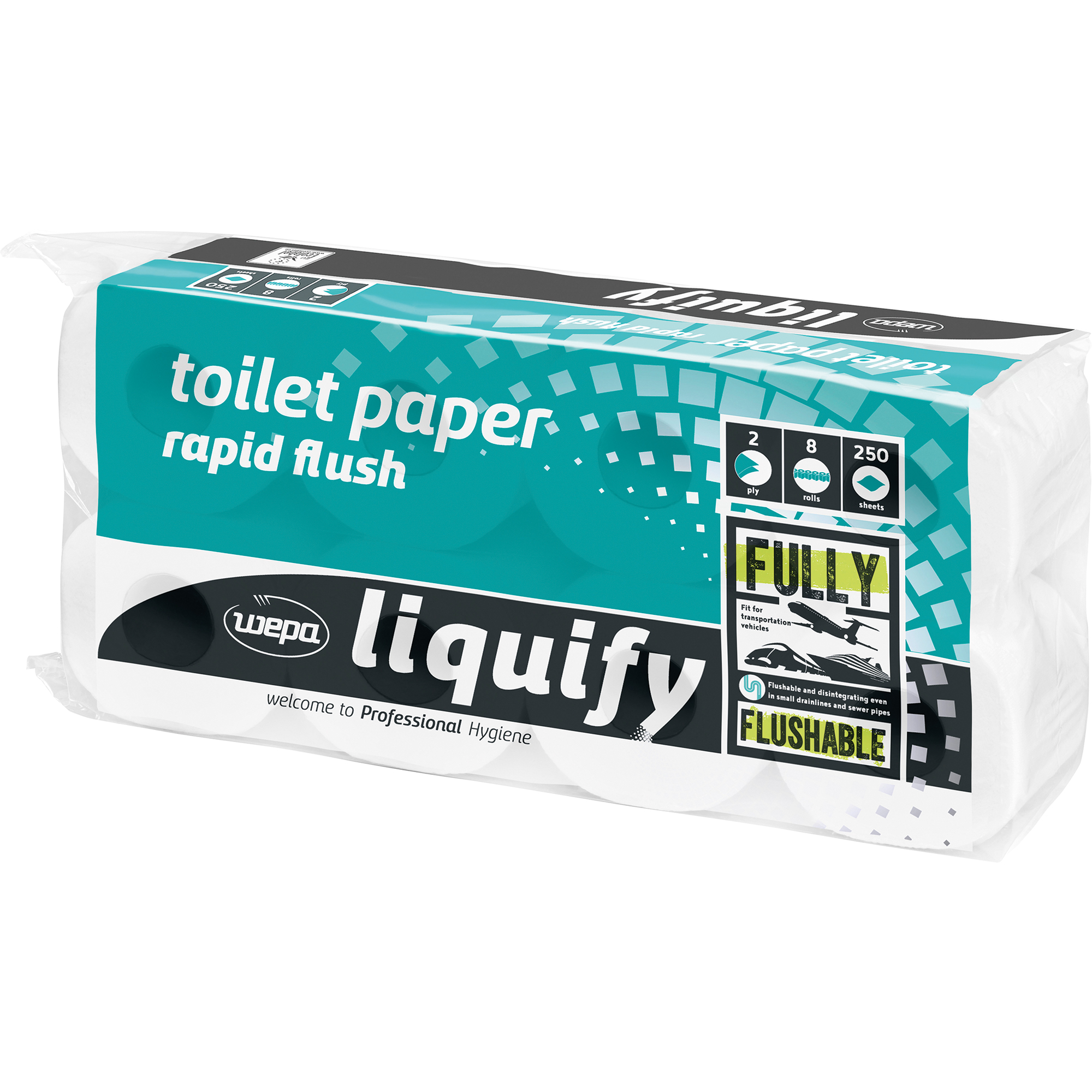 Satino Toilettenpapier liquify 2-lagig 8er Pack