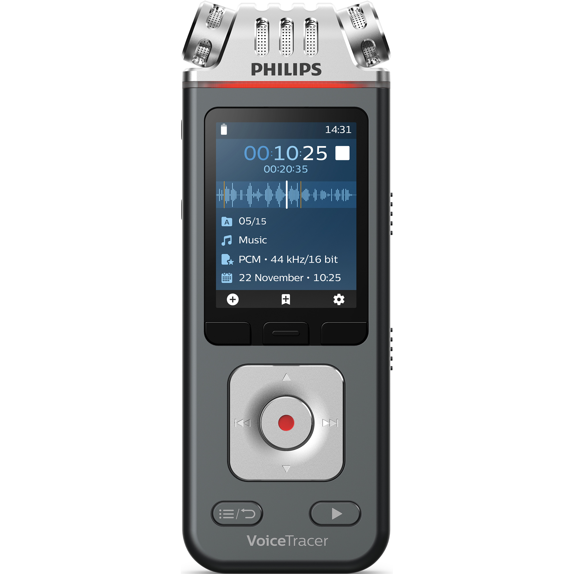 Philips Diktiergerät Digital Voice Tracer DVT611000