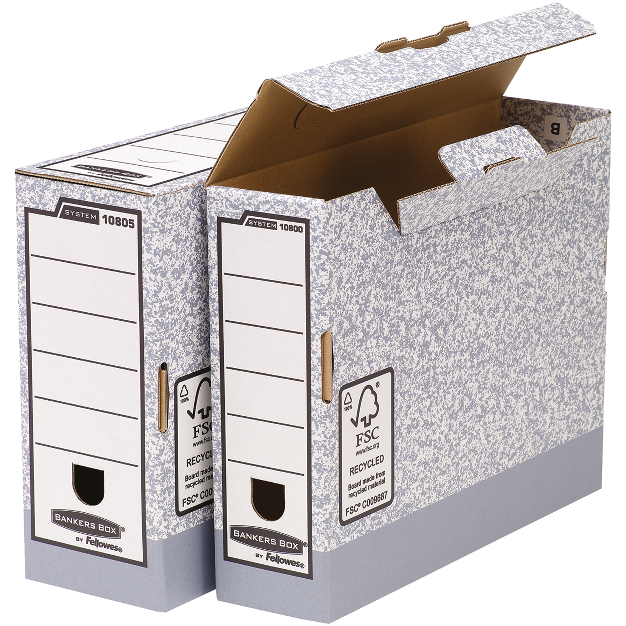 Bankers Box® Archivschachtel System 10 x 31,5 x 26 cm