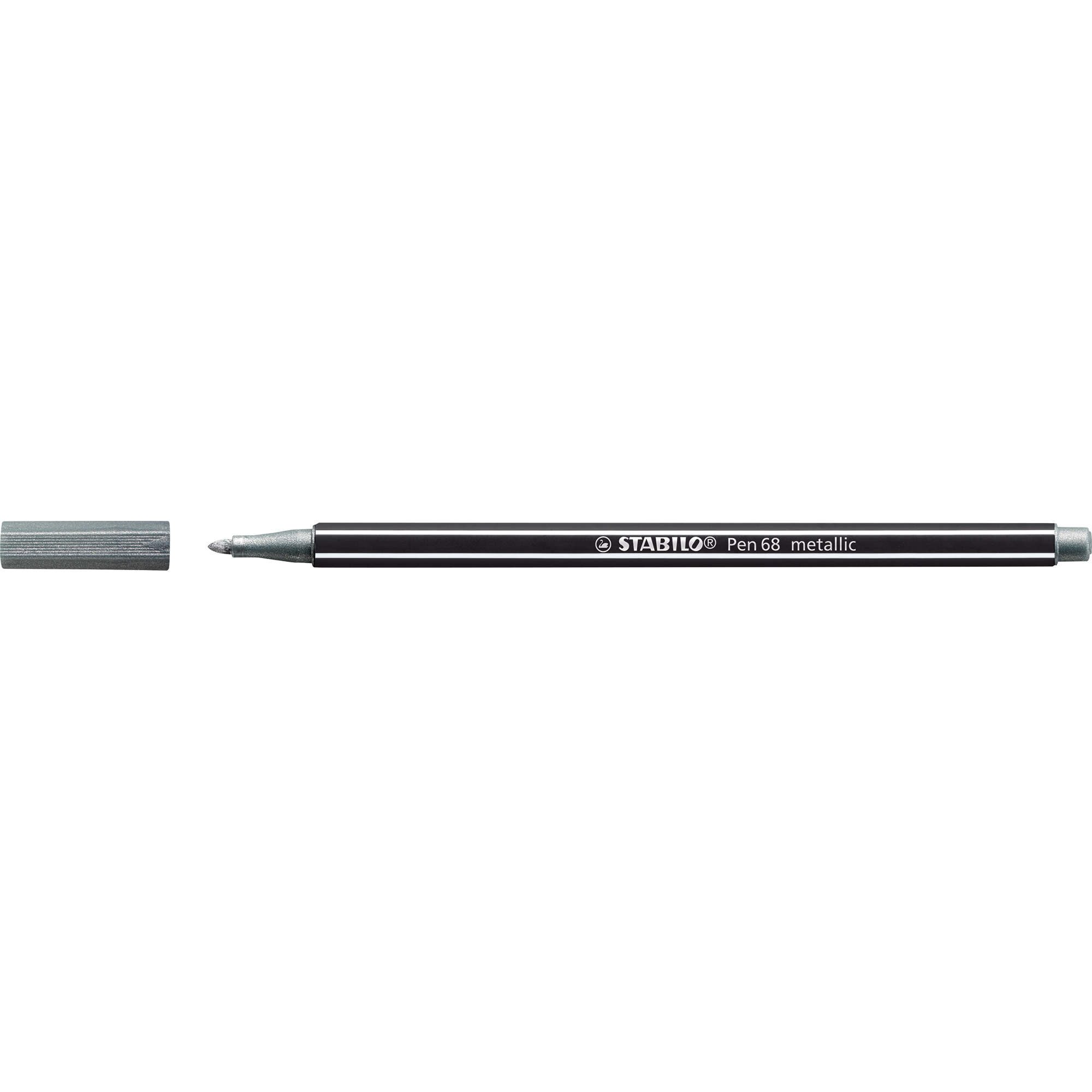 STABILO® Fasermaler Pen 68 metallic silber