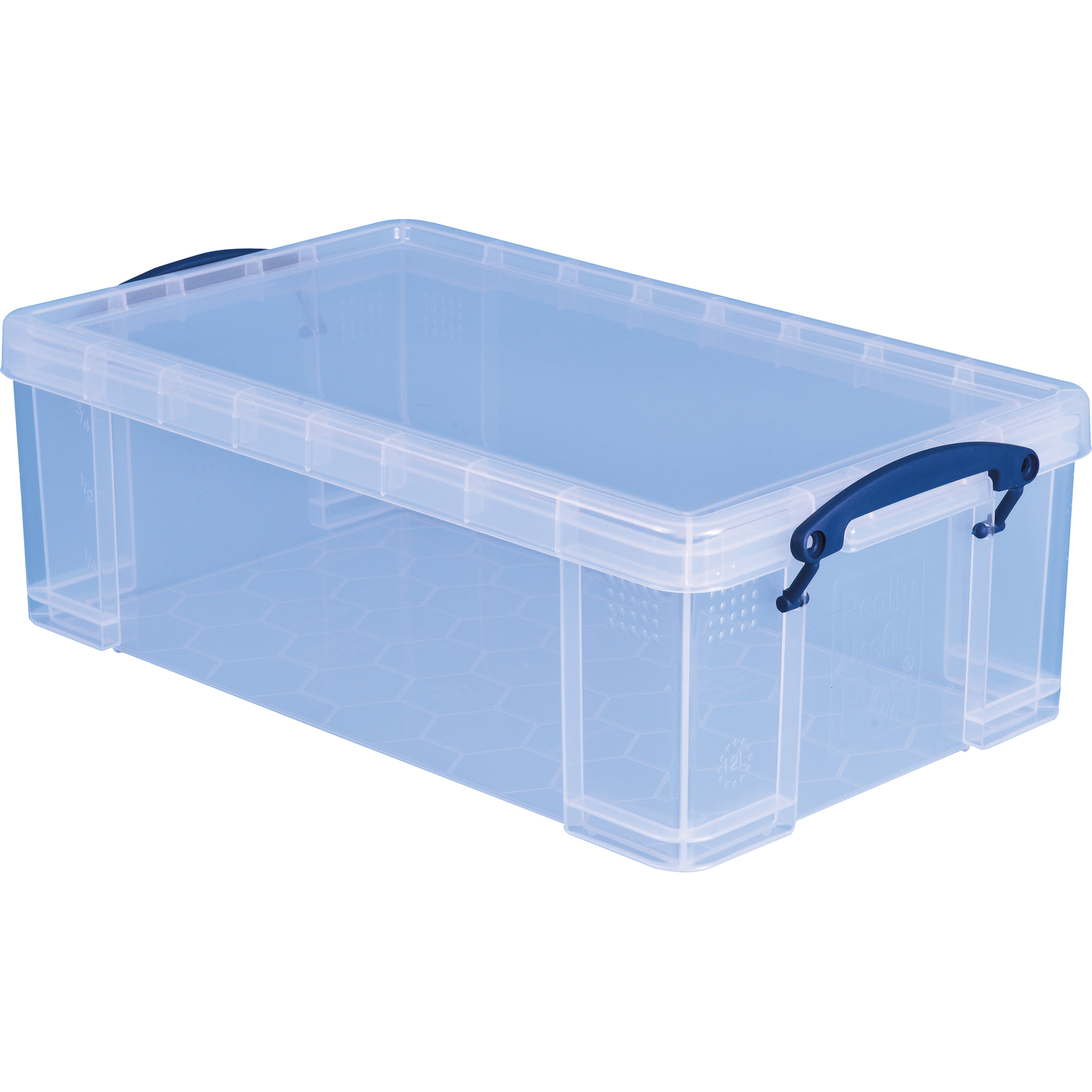 Bblie Plastikboxen mit Deckel Transparent, 6 Stück