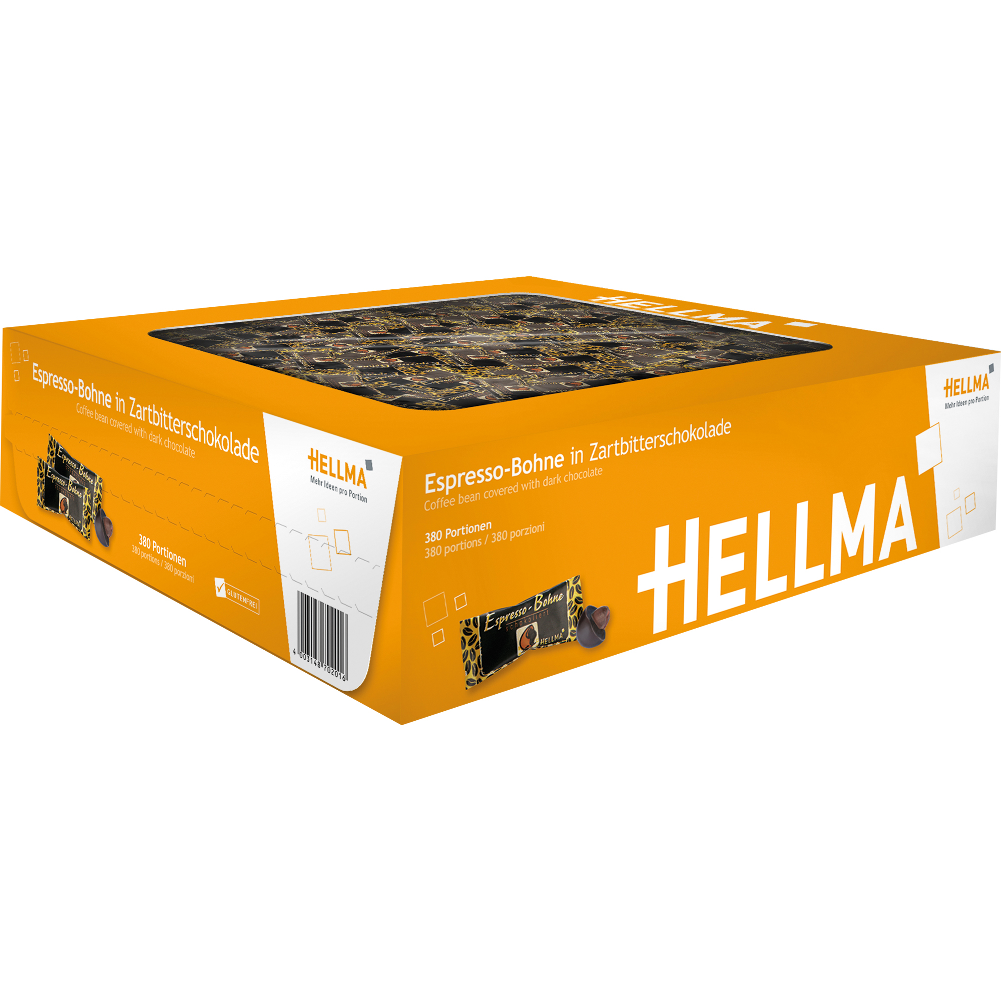 Hellma Schokolade Espresso-Bohne 380 St.