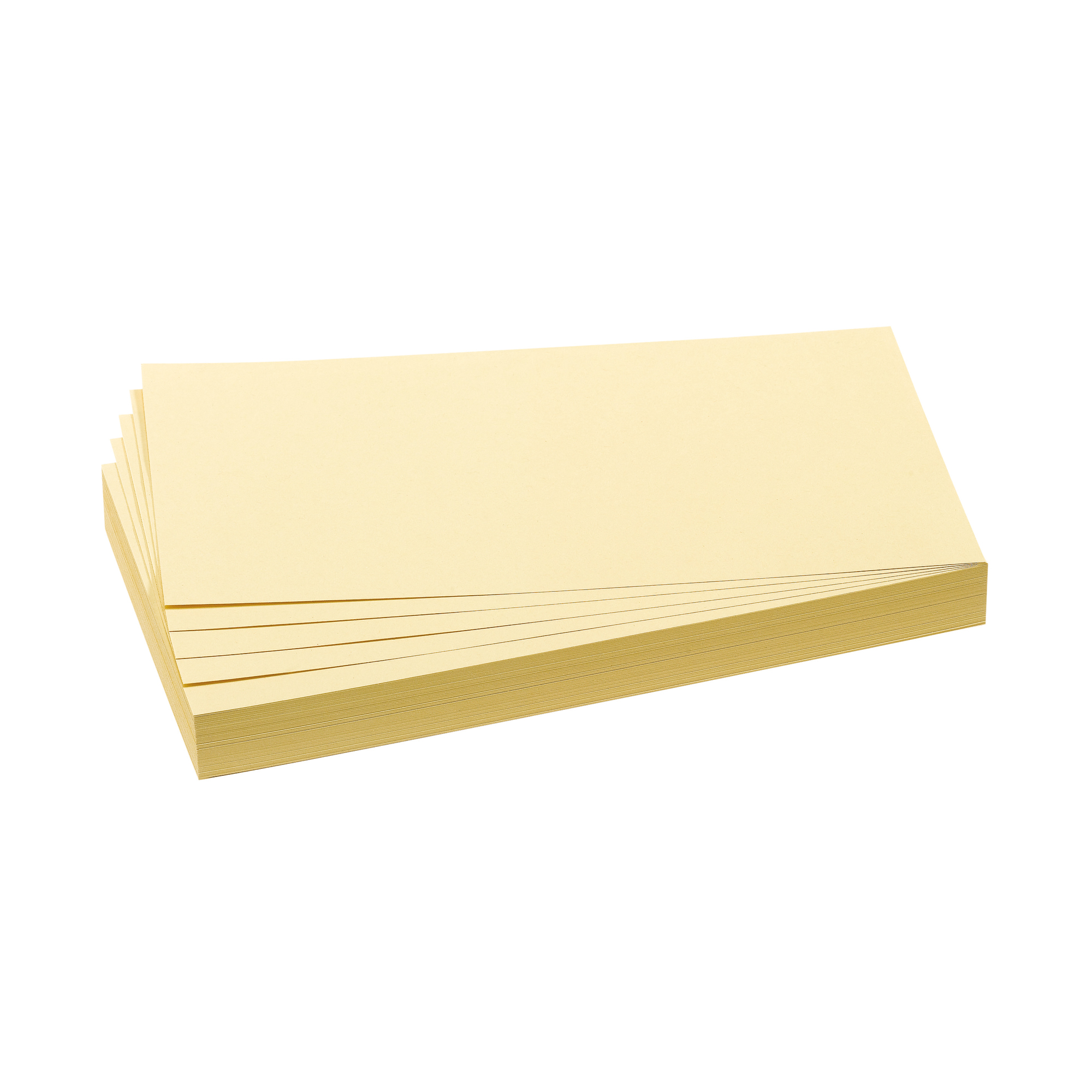 Franken Moderationskarte Rechteck 9,5 x 20,5 cm gelb