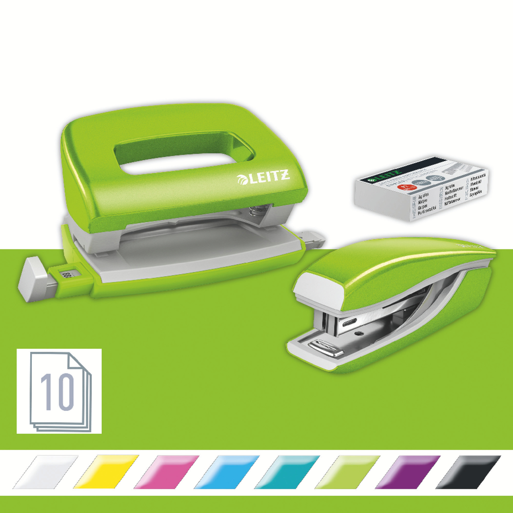 Leitz Schreibtischset NeXXt Series WOW Set mini metallic grün