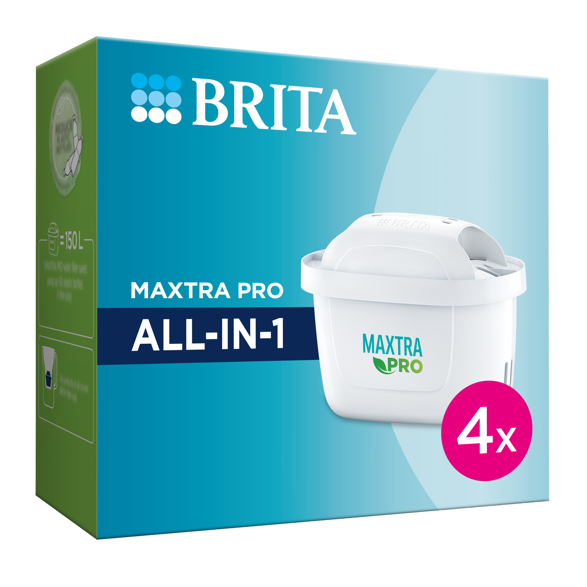 BRITA Wasserfilter MAXTRA PRO 4 St./Pack.