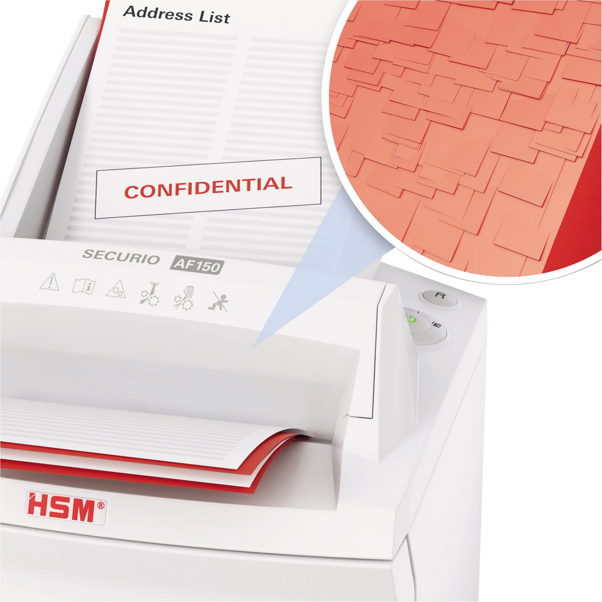 HSM® Aktenvernichter Autofeed SECURIO AF150, P-4