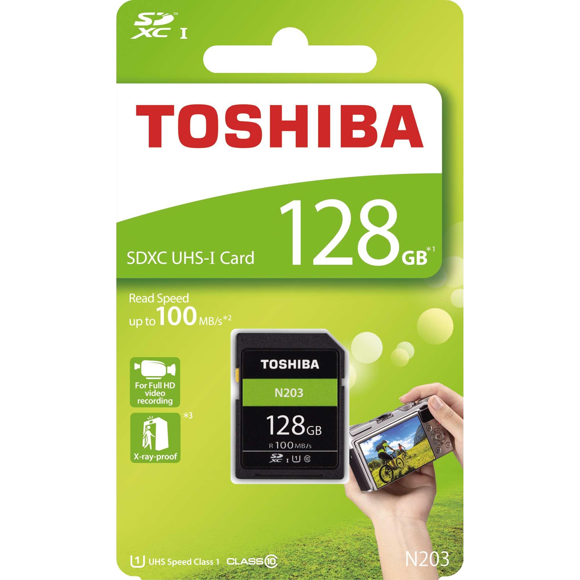 TOSHIBA Speicherkarte SDHC N203 128 Gbyte