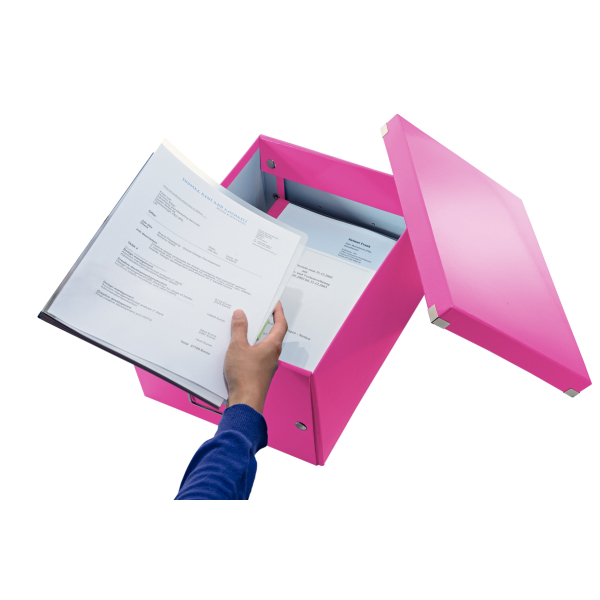 Leitz Aufbewahrungsbox Click & Store 28,1 x 20 x 36,9 cm (A4) pink
