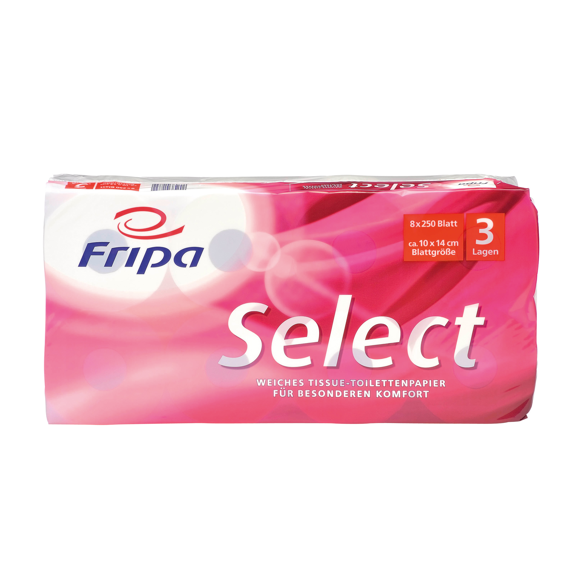 Fripa Toilettenpapier Select 3-lagig 8er Pack