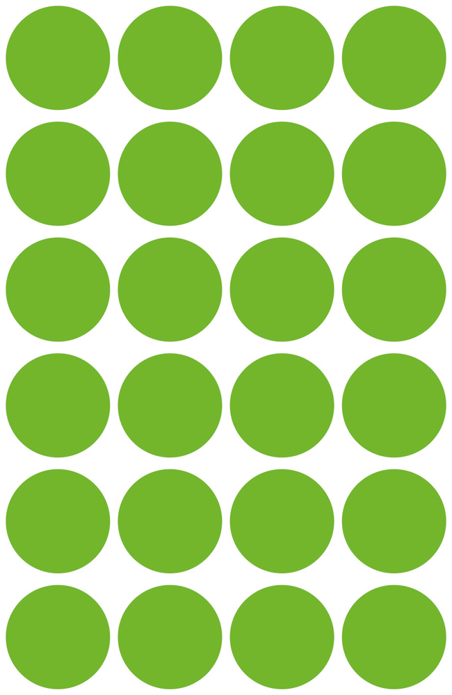 Avery Zweckform Markierungspunkt 18mm grün
