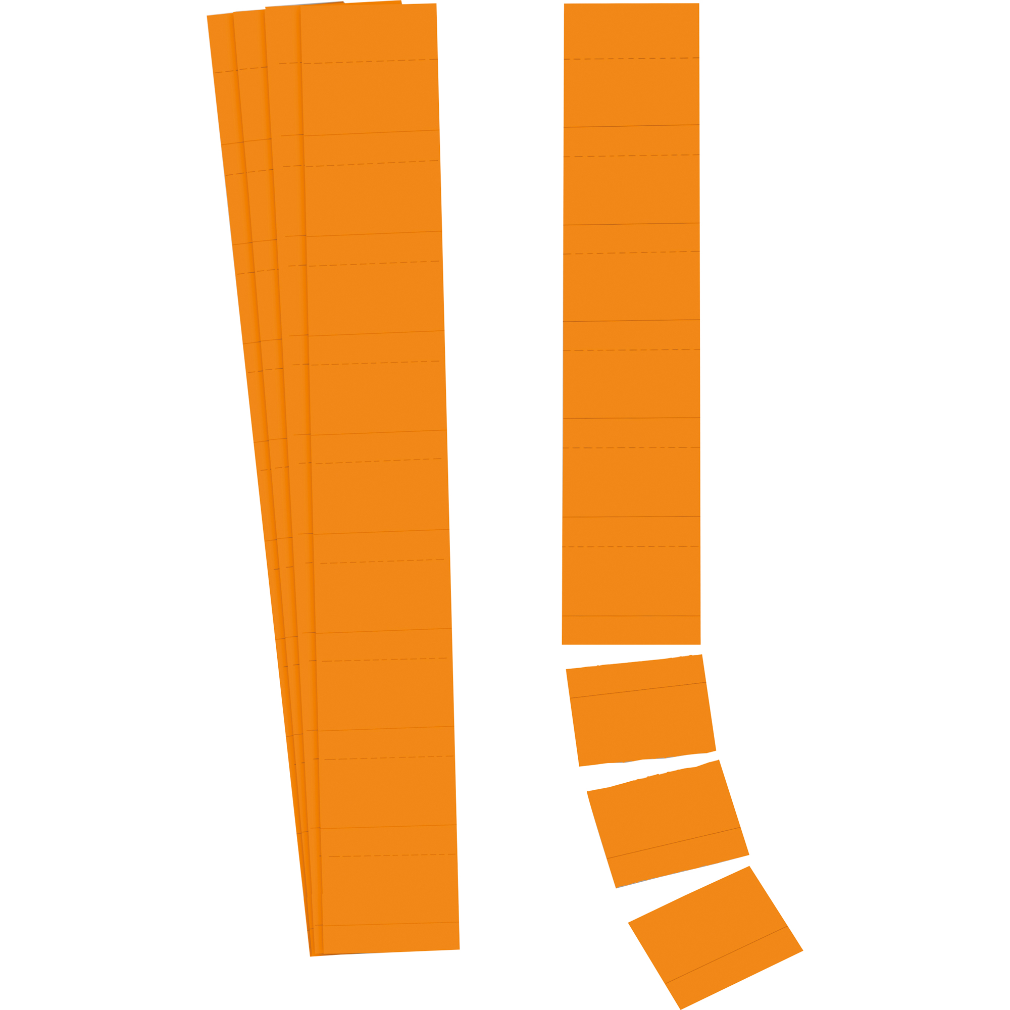 Ultradex Einsteckkarte Planrecord 7 x 3,2 cm orange