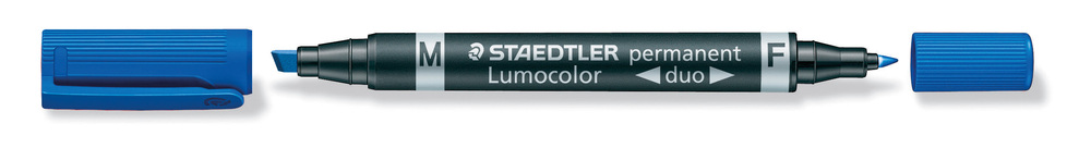 STAEDTLER® Permanentmarker Lumocolor® Duo 348 blau