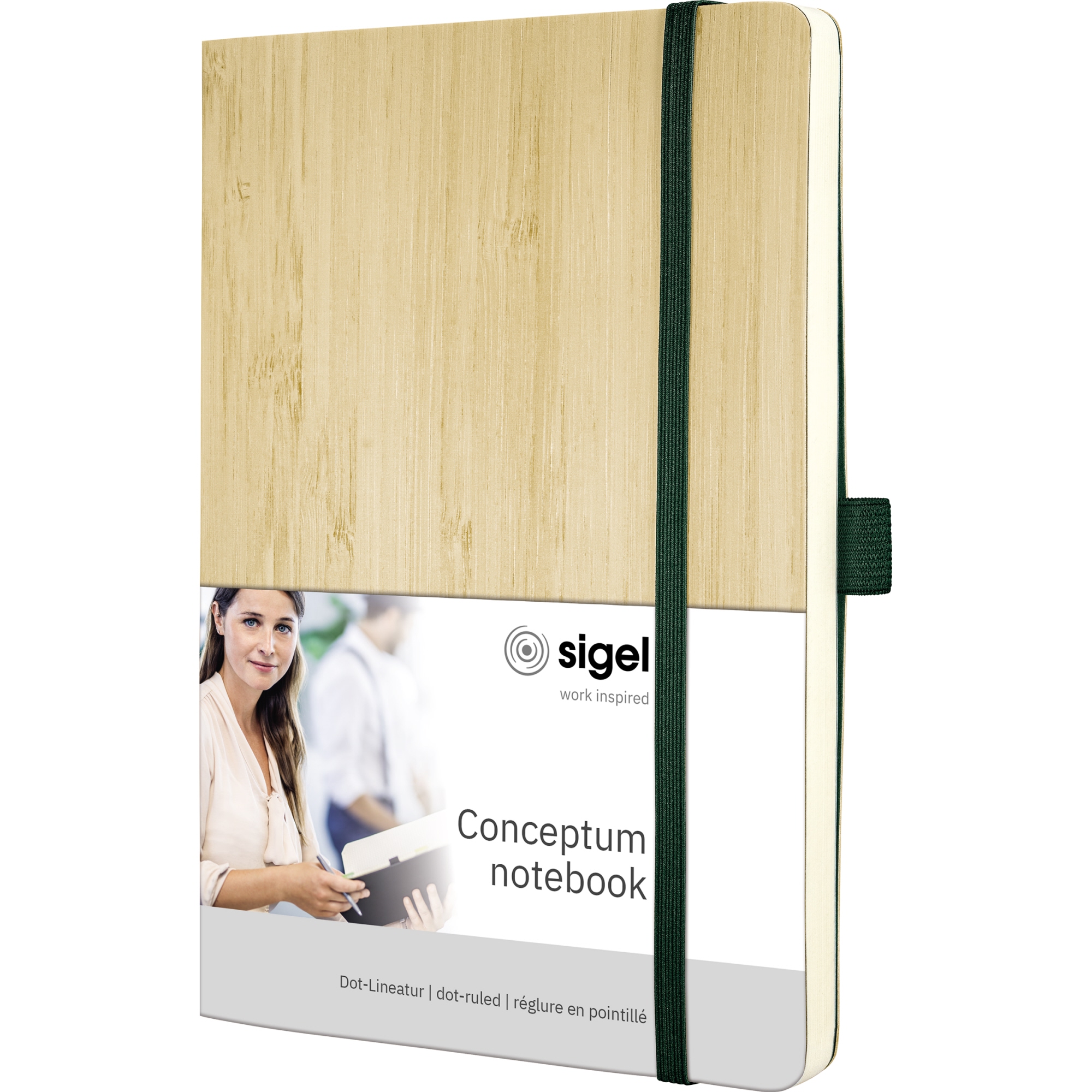 SIGEL Notizbuch Conceptum A5 Nature edition Bambus Softcover