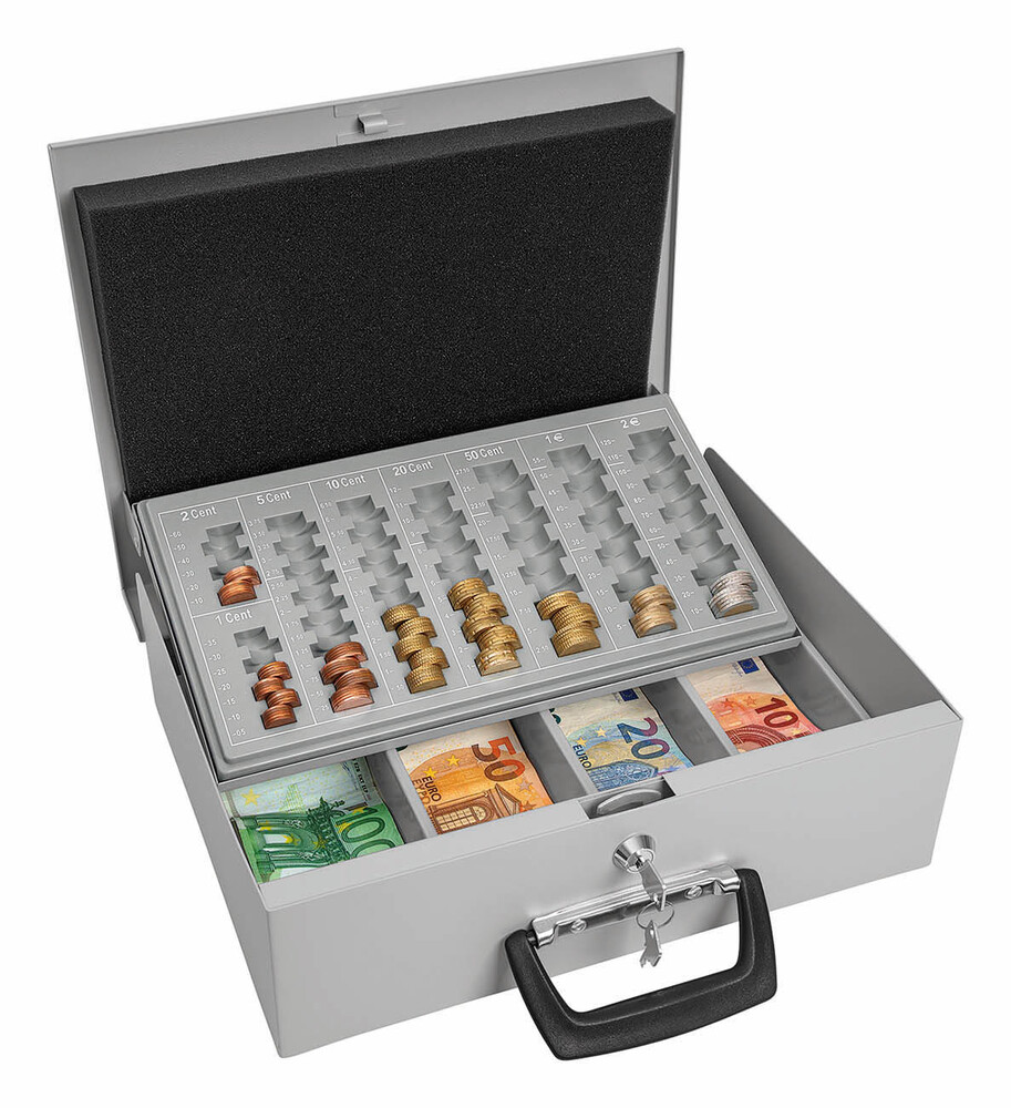 WEDO® Geldkassette Universal 8 Fächer für Hartgeld