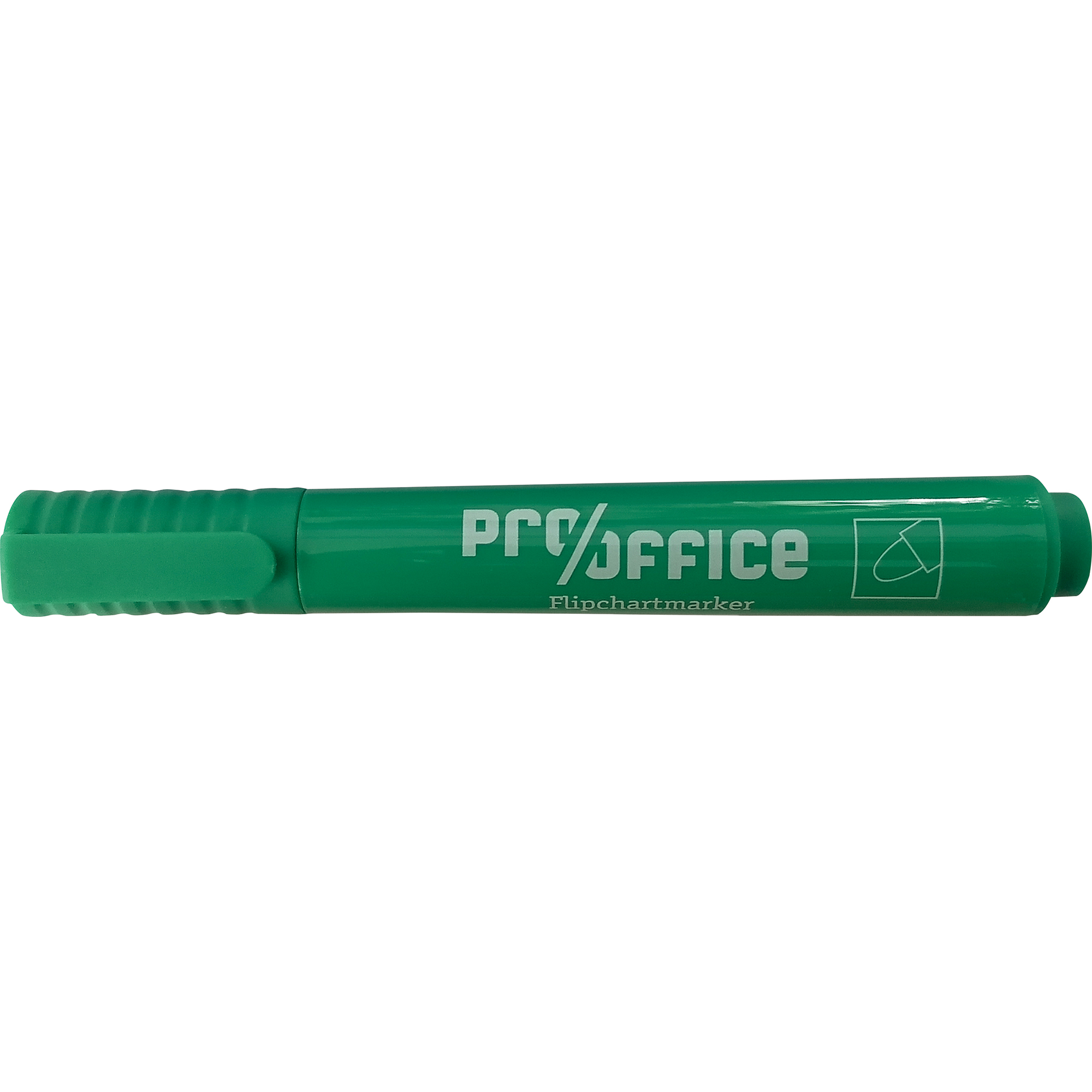 Pro/office Flipchartmarker 1-3mm mit Rundspitze grün