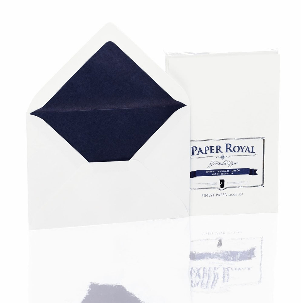 Rössler Briefumschlag Paper Royal - DIN C6 weiß