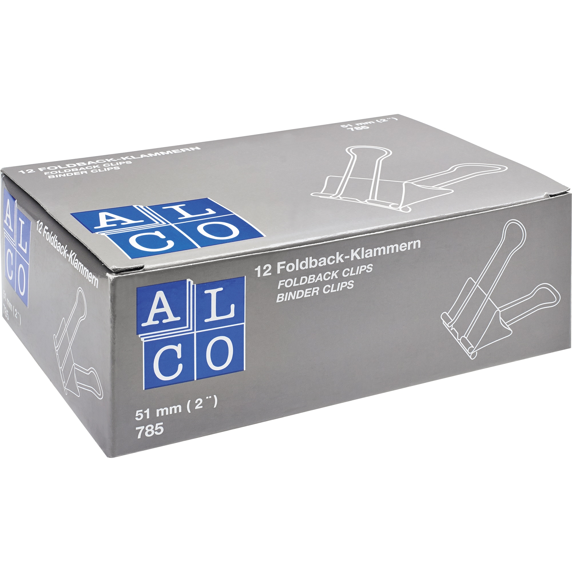 ALCO Foldbackklemmer 15 mm schwarz