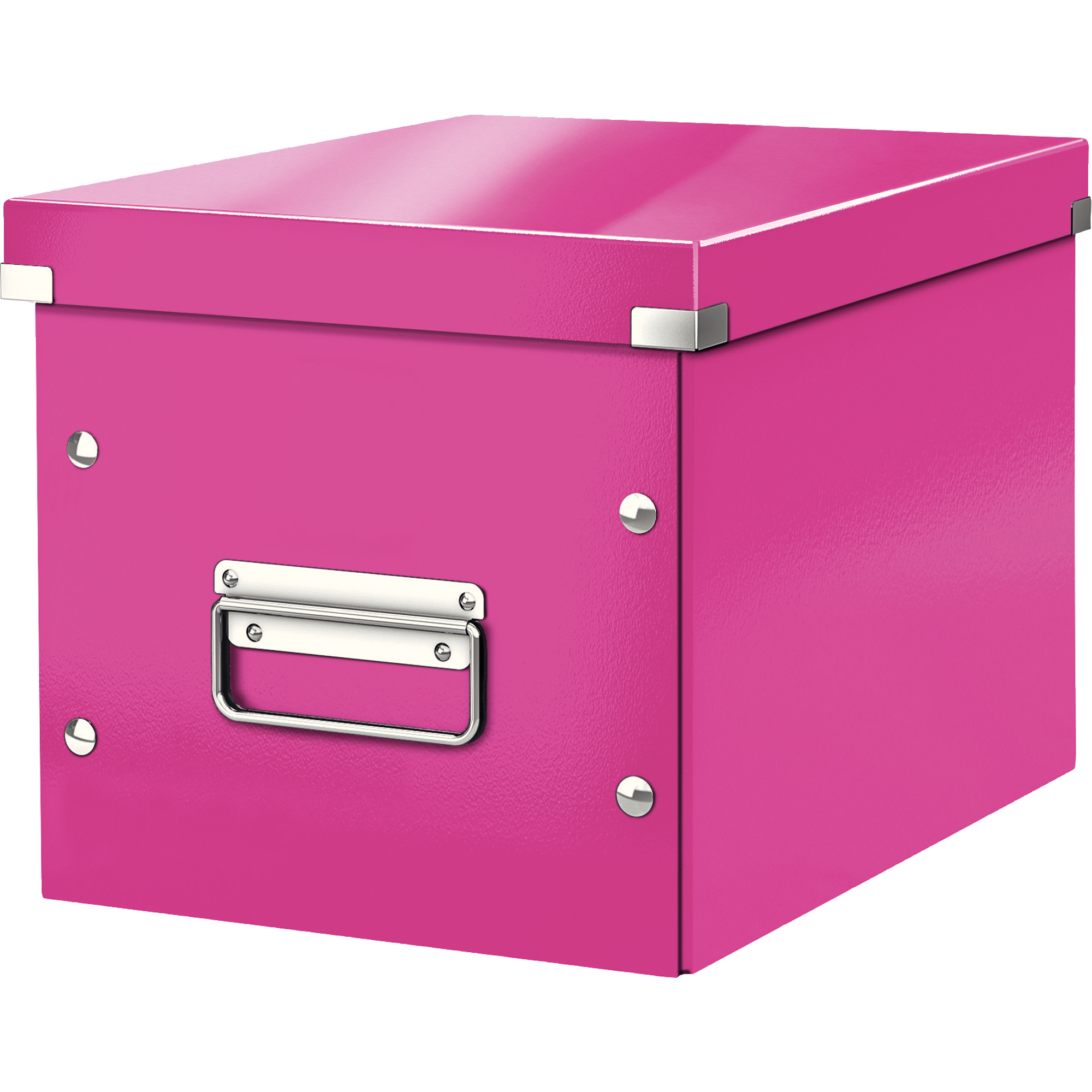 Leitz Archivbox Click & Store Cube 26 x 24 x 26 cm ohne Archivdruck pink