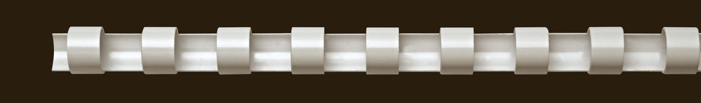 Fellowes® Plastikbinderücken 6 mm 100 St./Pck. weiß