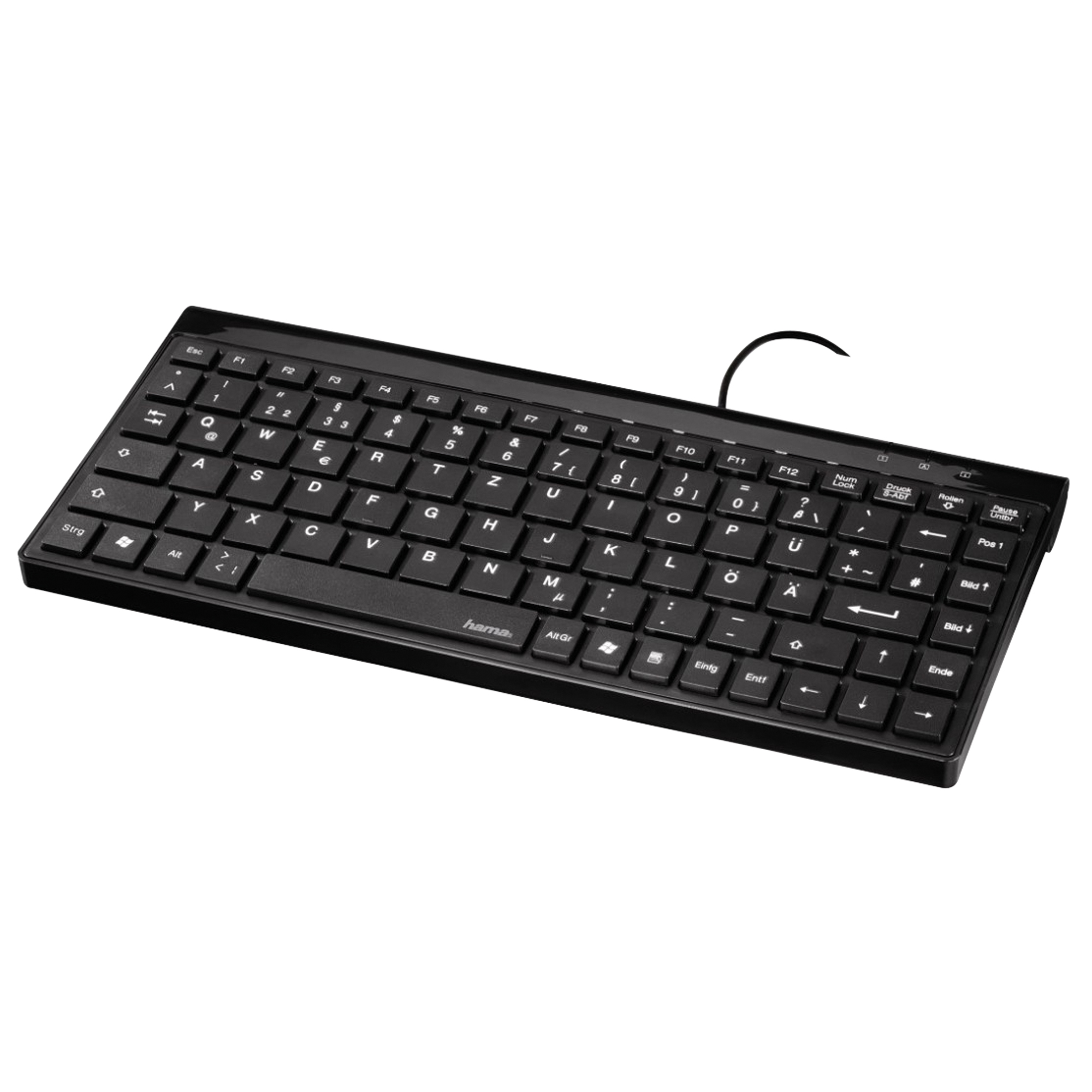 Hama Tastatur Slimline SL720 mit Soft-Touch-Oberfläche