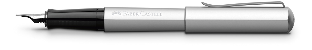 Faber-Castell Füllfederhalter Hexo B Alu silber