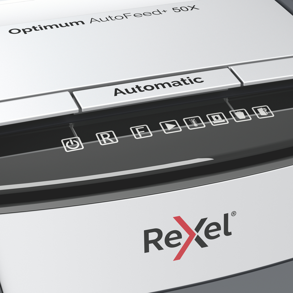 Rexel® Aktenvernichter Optimum Auto Feed+ 50X