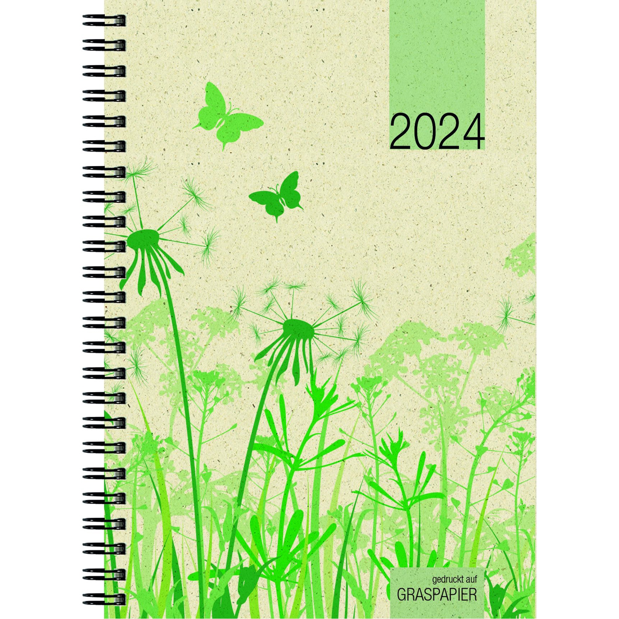 ZETTLER Taschenkalender aus Graspapier 759