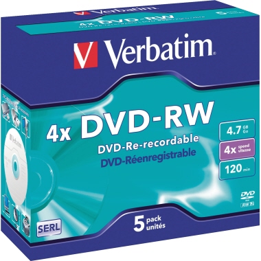 Verbatim DVD-RW 4x Jewelcase