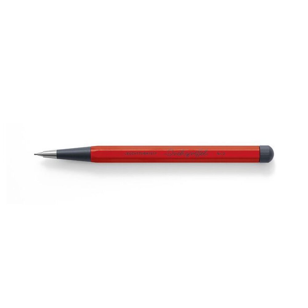 Leuchtturm Bleistift Drehgriffel Nr. 2 - 0,7mm rot