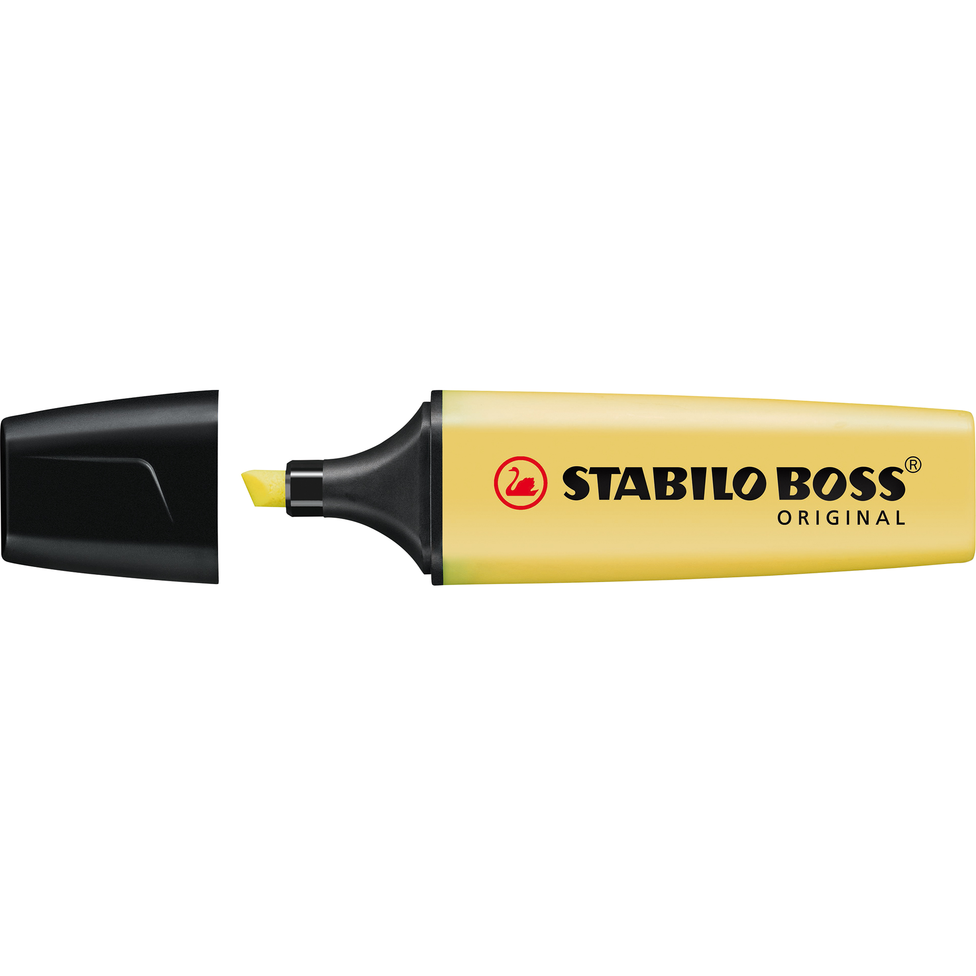 STABILO® Textmarker BOSS® ORIGINAL Pastellfarben gelb, pudriges gelb