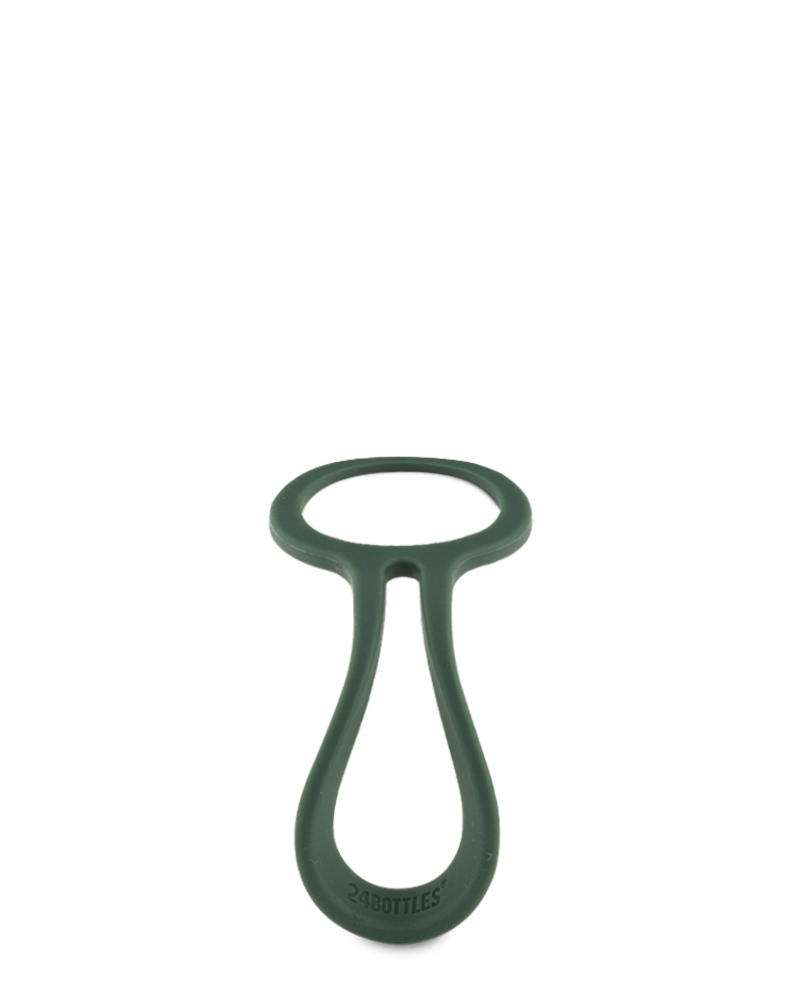 24BOTTLES® Flaschenbinder aus Silikon hellgrün